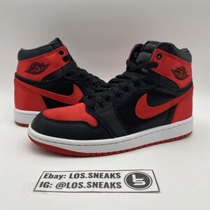 Size 7.5W/6M - Air Jordan 1 Retro OG 2023 High Satin Bred (FD4810-061)